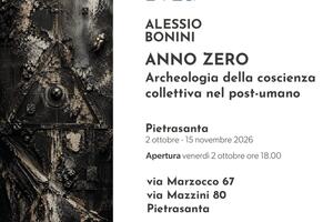 Arte BVLG: in partenza la mostra “Anno Zero. Archeologia della coscienza collettiva nel post-umano” di Alessio Bonini