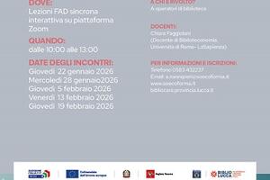 Bibliocare: Dalle memorie alle relazioni. Due corsi gratuiti su Zoom per ripensare il ruolo di archivi e biblioteche