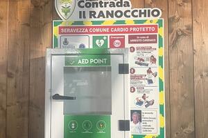 Seravezza: Palio dei Micci, la contrada Il Ranocchio inaugura il suo defibrillatore venerdì 8 agosto alle ore 19