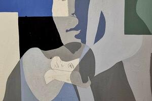 Annalisa Franco e Paolo Gai donano due opere dell&#039;artista Antonio Collina alla biblioteca comunale di Villa Bertelli, la cerimonia venerdì 5 dicembre