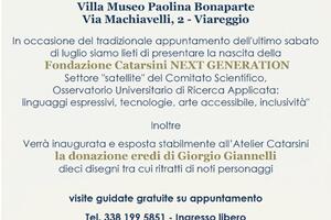 La Fondazione Catarsini apre ai giovani e arricchisce il patrimonio in mostra all'Atelier di Viareggio