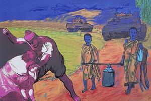 &quot;Umanità perduta e abbandonata&quot;: 20 opere pittoriche di Carlo Carli al Memoriale delle Deportazioni di Firenze