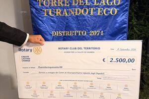 Dall'amicizia al servizio: 2.500 euro di solidarietà consegnati insieme dai Rotary Club a Lucia Troiani Papini