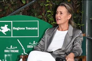 Il vicesegretario nazionale di Forza Italia Deborah Bergamini al Caffè della Versiliana