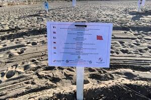 Forte dei Marmi: operativa la spiaggia libera di ponente, verifiche in corso per quella di levante