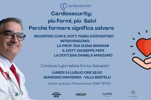 Cardiosecurity: più formi più Salvi il progetto di Fabio Costantino a Villa Bertell