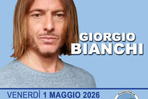 Giorgio Bianchi al Teatro Manzoni di Massarosa, venerdì 1 maggio