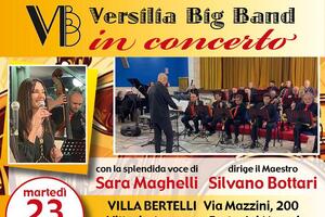 La Versilia Big Band in concerto a Villa Bertelli