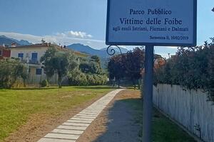 Querceta: migliorato l'accesso al Parco Vittime delle Foibe. Realizzato un camminamento che rende l'area sempre fruibile