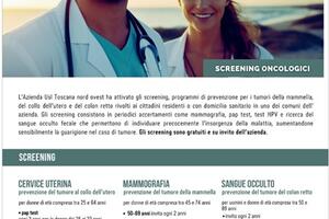 Open Day per la prevenzione: l’Azienda USL Toscana nord ovest promuove gli screening oncologici