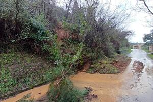 Camaiore: aggiornamento post ondata di maltempo. Due smottamenti a Metato