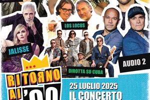 Grande attesa per il concertone “Ritorno ai &#039;90”: la Fondazione  Terre Medicee annuncia prezzi speciali per gruppi