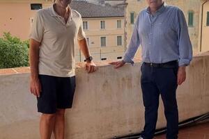 Il generale Vannacci in visita a Pietrasanta