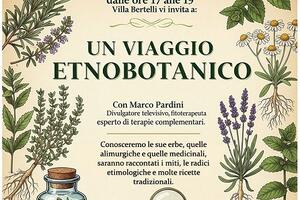 &quot;Un viaggio etnobotanico&quot;: incontro con Marco Pardini a Villa Bertelli, sabato 18 ottobre