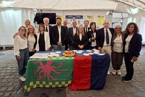 Delegazione di Viareggio in visita a San Benedetto