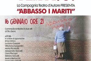 Massarosa, Teatro Vittoria Manzoni: venerdì 16 gennaio la “première” di “Tutti a Teatro!” con “Abbasso i mariti!”