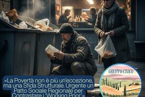 Capezzoli di Toscana 2030: &quot;La povertà non è  più un’eccezione, ma una sfida strutturale. Urgente un patto sociale regionale per contrastare i working poor&quot;