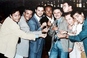 Carlo Conti, Giorgio Panariello,  Francesca Fialdini e Walter Santillo  Ricordano il manager Fernando Capecchi a Villa Bertelli