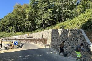 Camaiore: in conclusione il cantiere su via Balza Fiorita