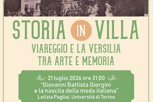 Storia in Villa: lo sviluppo della moda italiana e del Made in Italy nel racconto di Letizia Pagliai attraverso la figura di Giovanni Battista Giorgini, martedì 21 luglio