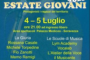 “Hit Estate Giovani”: due serate  di grande musica a Seravezza il 4 e il 5 luglio