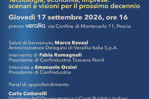 Le sfide dei prossimi 10 anni all'Assemblea pubblica di Confindustria Toscana Nord