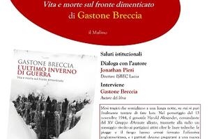 Presentazione del libro di Gastone Breccia &quot;L&#039;ultimo inverno di guerra&quot; a Villa Argentina, venerdì 28 novembre