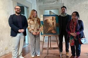 Presentazione dell'opera su San Francesco, realizzata dall'artista Matteo Castagnini in occasione dell'ottavo centenario della morte del Santo