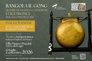 Alla Villa Museo Puccini di Torre del Lago la mostra "Rangola il gong", dal 10 luglio al 6 settembre