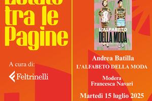 Alla rassegna Feltrinelli Estate tra le pagine di Villa Bertelli Andrea Batilla e Jacopo Veneziani con la moda e l&#039;arte