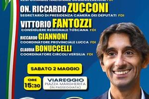 Elezioni Viareggio: sabato 2 maggio incontro con Giovanni Donzelli