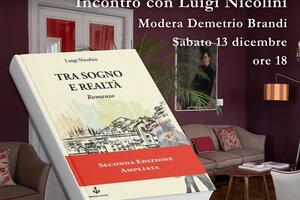 Palace Hotel, sabato 13 ore 18 incontro con Luigi Nicolini &quot;Tra sogno e realtà&quot;