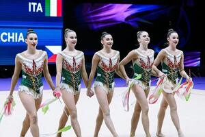 Badii e Sicignano, orgoglio della  Motto di Viareggio: oro e bronzo con l’Italia agli Europei di ritmica