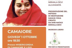 “Conosci te stesso attraverso la meditazione Sahaja Yoga “ : corsi gratuiti a Camaiore