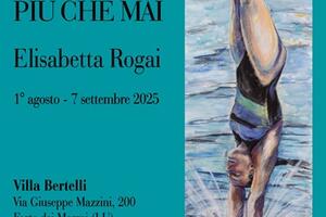 Inaugurazione Mostra Forte più che mai di Elisabetta Rogai a Villa Bertelli