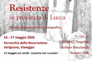 Iniziative fino al 25 maggio a Viareggio in 3 sedi: mostra “Clero, guerra, resistenze in provincia di Lucca”