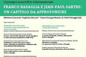 Biblioteca Marconi di Viareggio: convegno scientifico internazionale “Franco Basaglia e J-Paul Sartre: un capitolo da approfondire”, sabato 25 ottobre