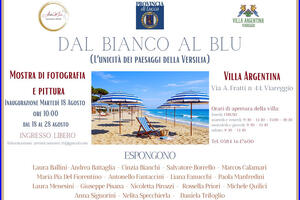 Villa Argentina, ‘Dal bianco al blu’: la Versilia raccontata attraverso la fotografia e la pittura