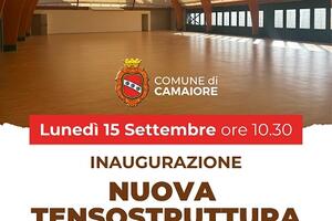 Camaiore: inaugurazione nuova Tensostruttura a Capezzano Pianore