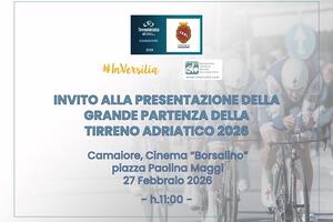 Camaiore: presentazione partenza della Tirreno-Adriatico, venerdì 27 febbraio presso il Cinema Borsalino