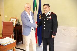 Il presidente Pierucci ha ricevuto a Palazzo Ducale il nuovo comandante provinciale dei Carabinieri Lastella