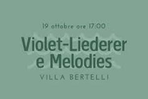 VIOLET-Lieder e Mélodies, i colori dell&#039;alba in concerto a Villa Bertelli