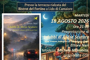 “Racconti Sospesi” non va in ferie: martedì 18 agosto Ettore Neri presenta “I dubbi di Alvise Scutaro”