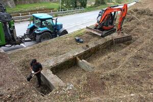 Recuperata l'area della Saltatoia a Seravezza con vista su palazzo e giardino Mediceo