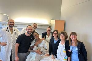 Il primo nato 2026 in Versilia si chiama Santiago Pace