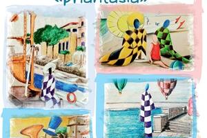 Manuel Santini al Caffe Savoia di Viareggio con la mostra "Phantasia" dal 1 al 30 aprile