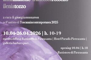 "Tracce sospese" mostra diffusa a cura di Giorgia Munaron in varie sedi del territorio di Pietrasanta