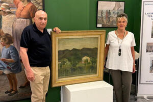Prezioso omaggio di Gloria Piccioni al Museo Quarto Platano di Villa Bertelli