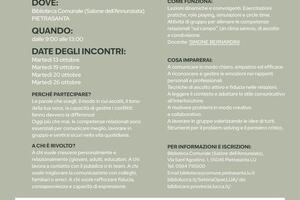 Bibliocare: “Chiavi di svolta” a Pietrasanta: iscrizioni aperte fino al 9 ottobre