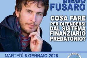"Cosa fare per difendersi dal sistema finanziario predatorio?": incontro con Diego Fusaro al teatro Manzoni di Massarosa il 6 gennaio